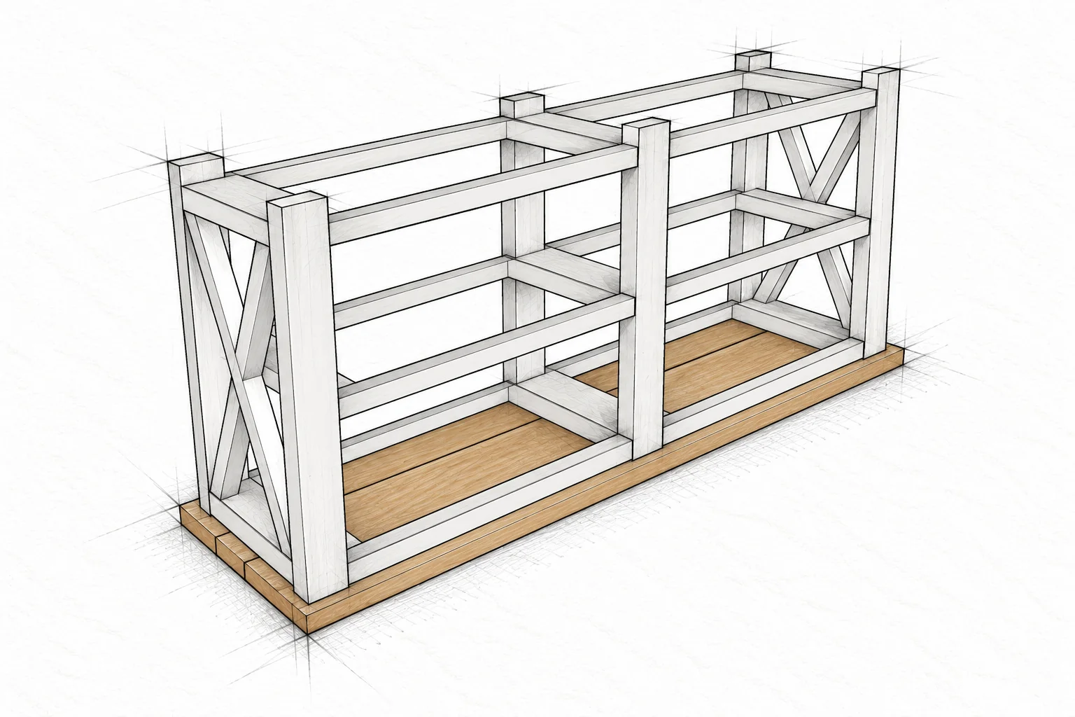 farmhouse console table — 12 illustration