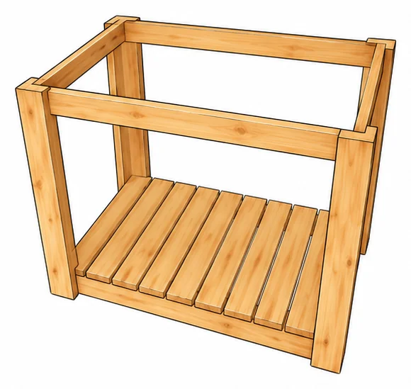 farmhouse kitchen island — 6 illustration