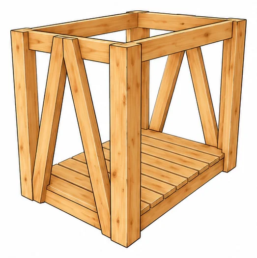 farmhouse kitchen island — 6 illustration