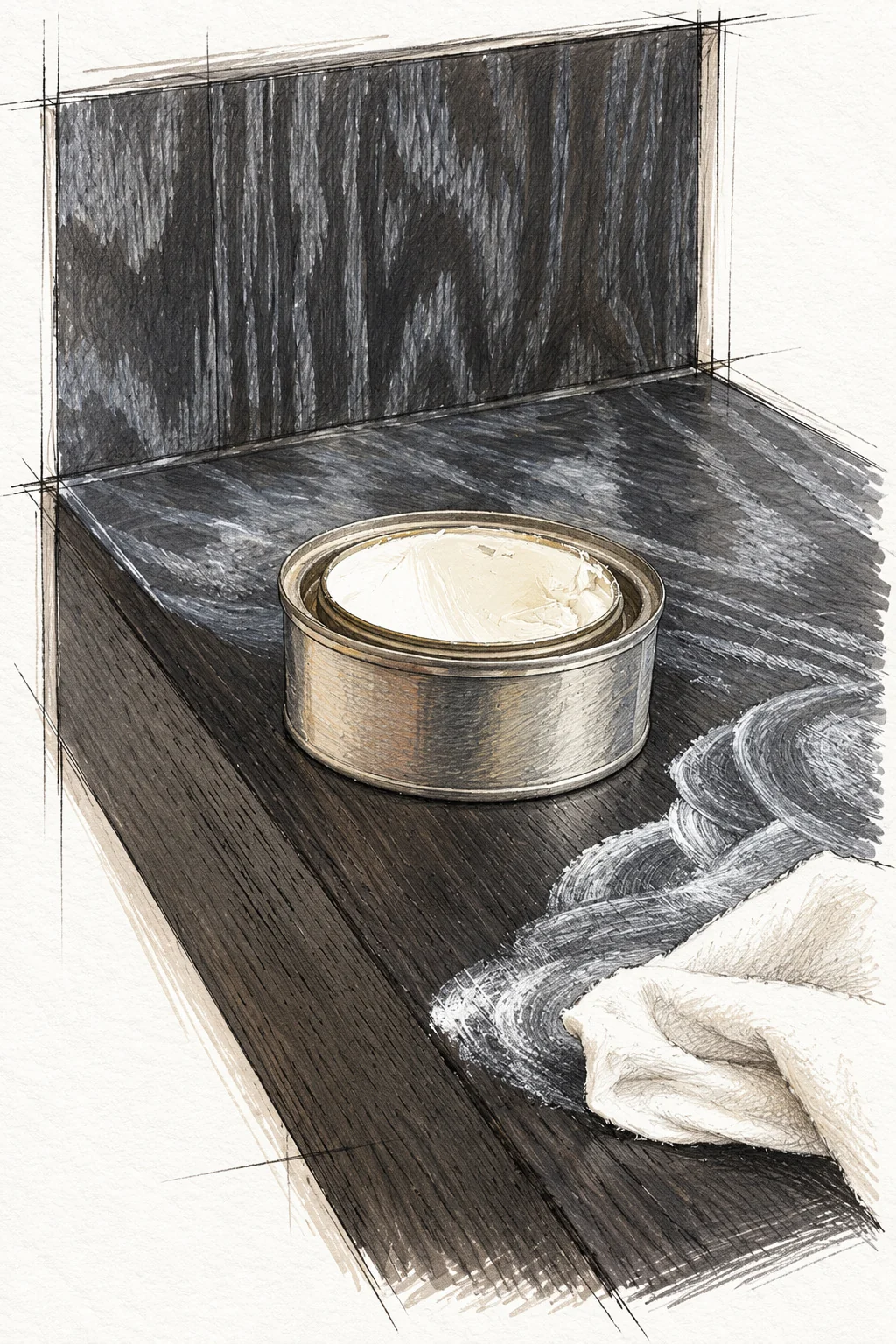 hollow panel waterfall console — 25 illustration