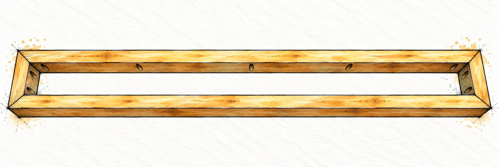 narrow truss console — 29 illustration