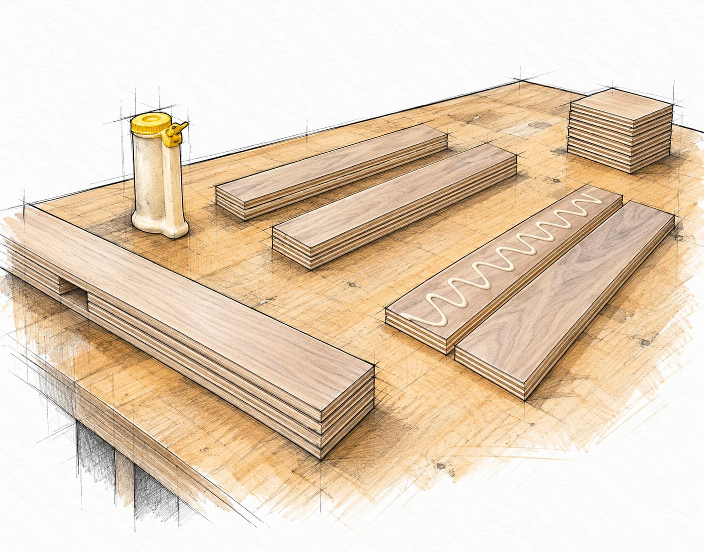 round coffee table — 18 illustration
