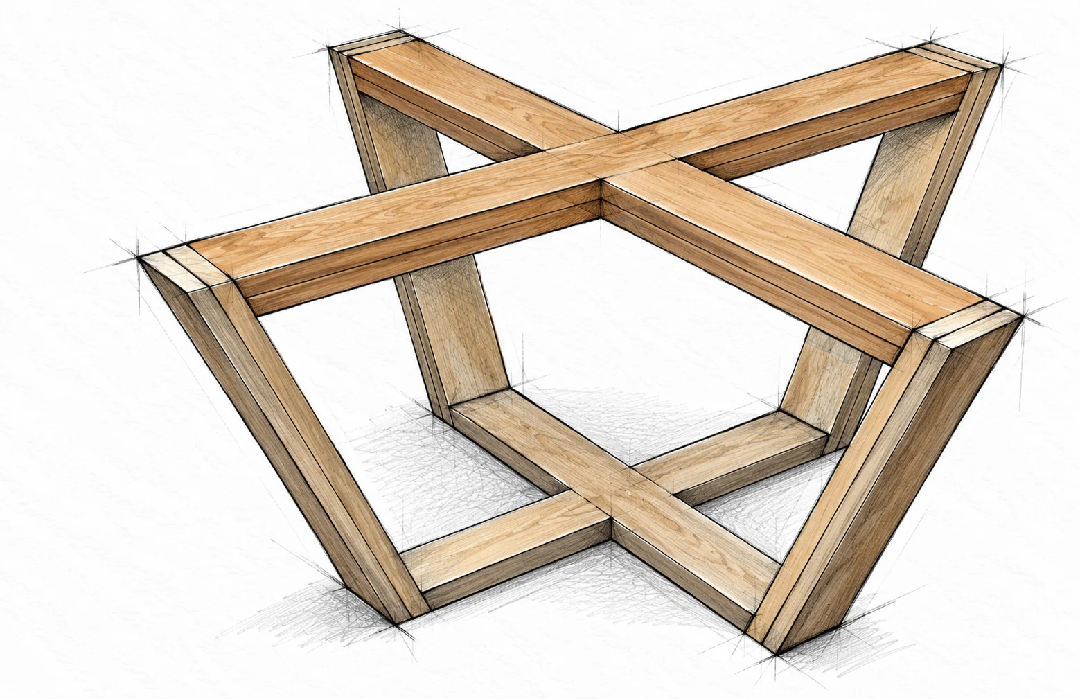 round coffee table — 25 illustration