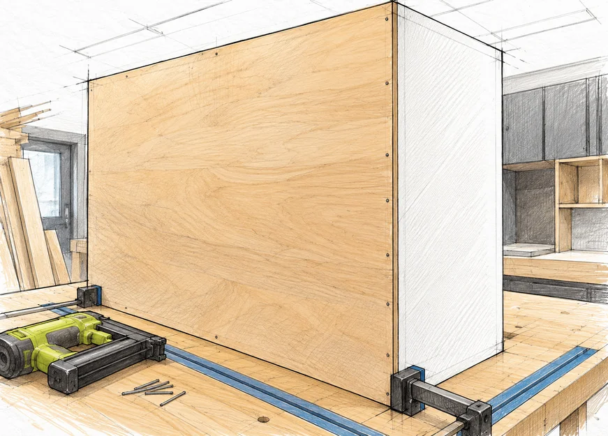 storage unit with beveled edge — 23 illustration