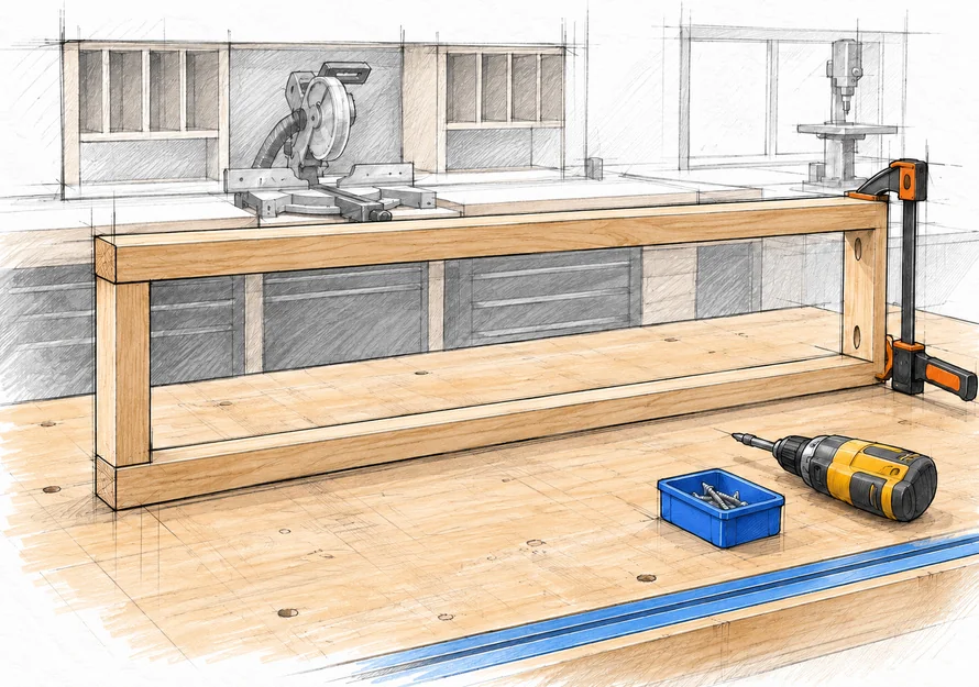 storage unit with beveled edge — 28 illustration