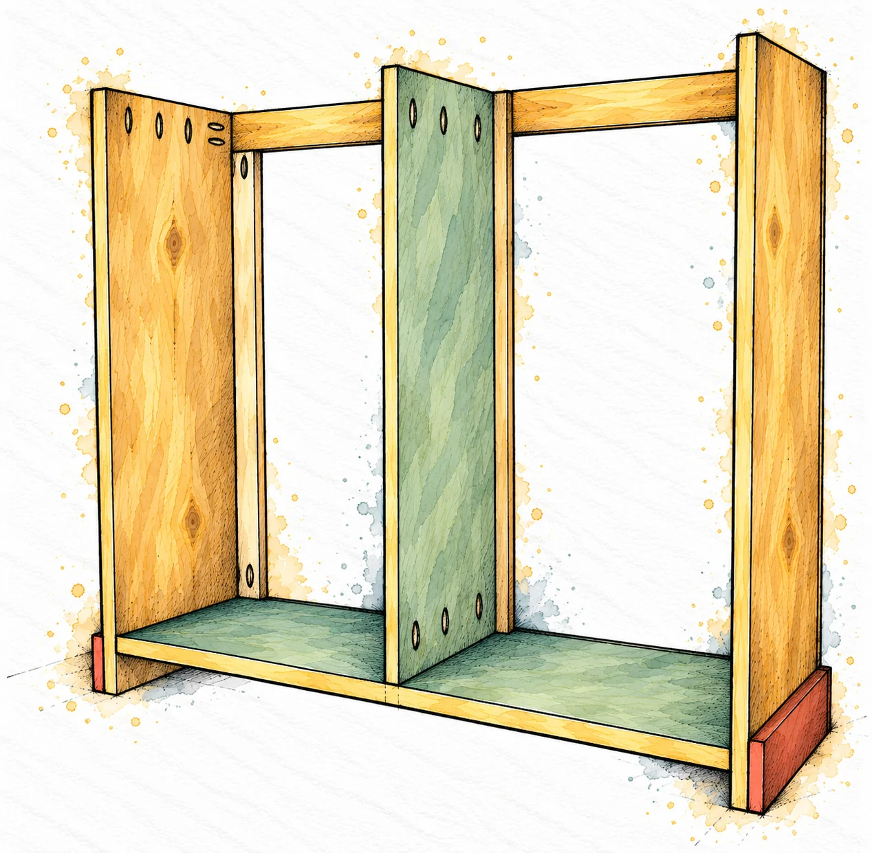 tin door cabinet — 15 illustration
