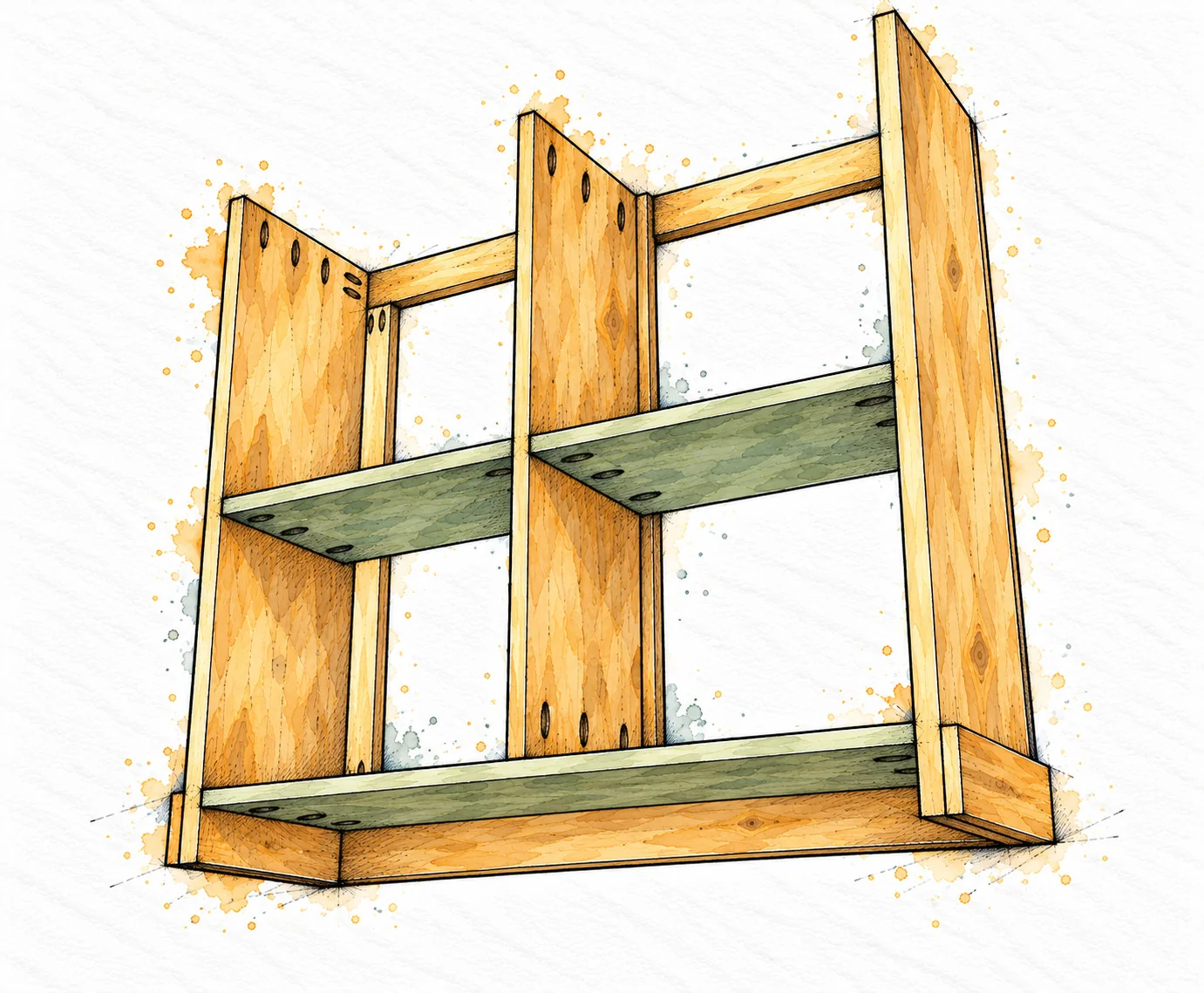 tin door cabinet — 16 illustration