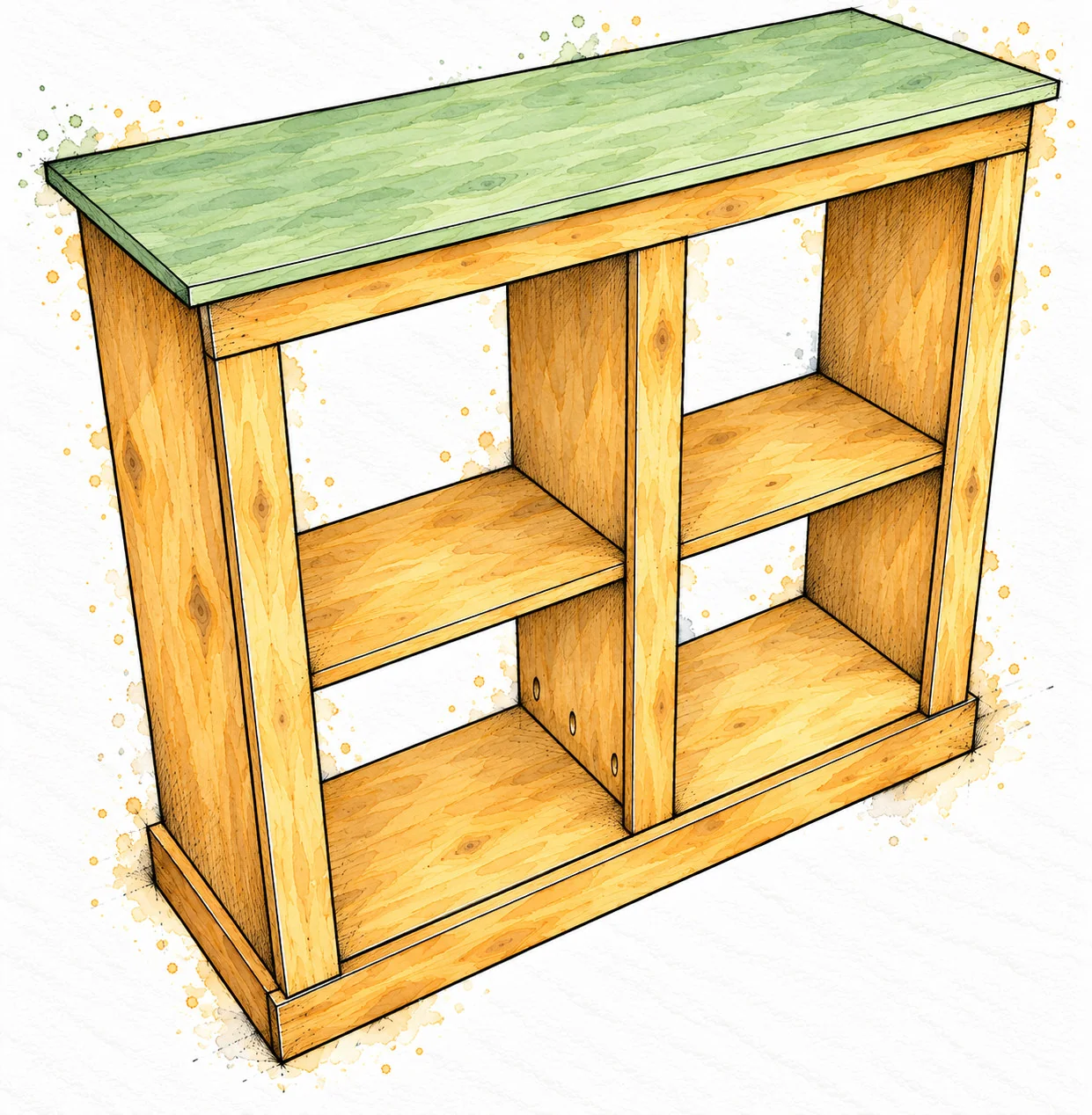 tin door cabinet — 17 illustration
