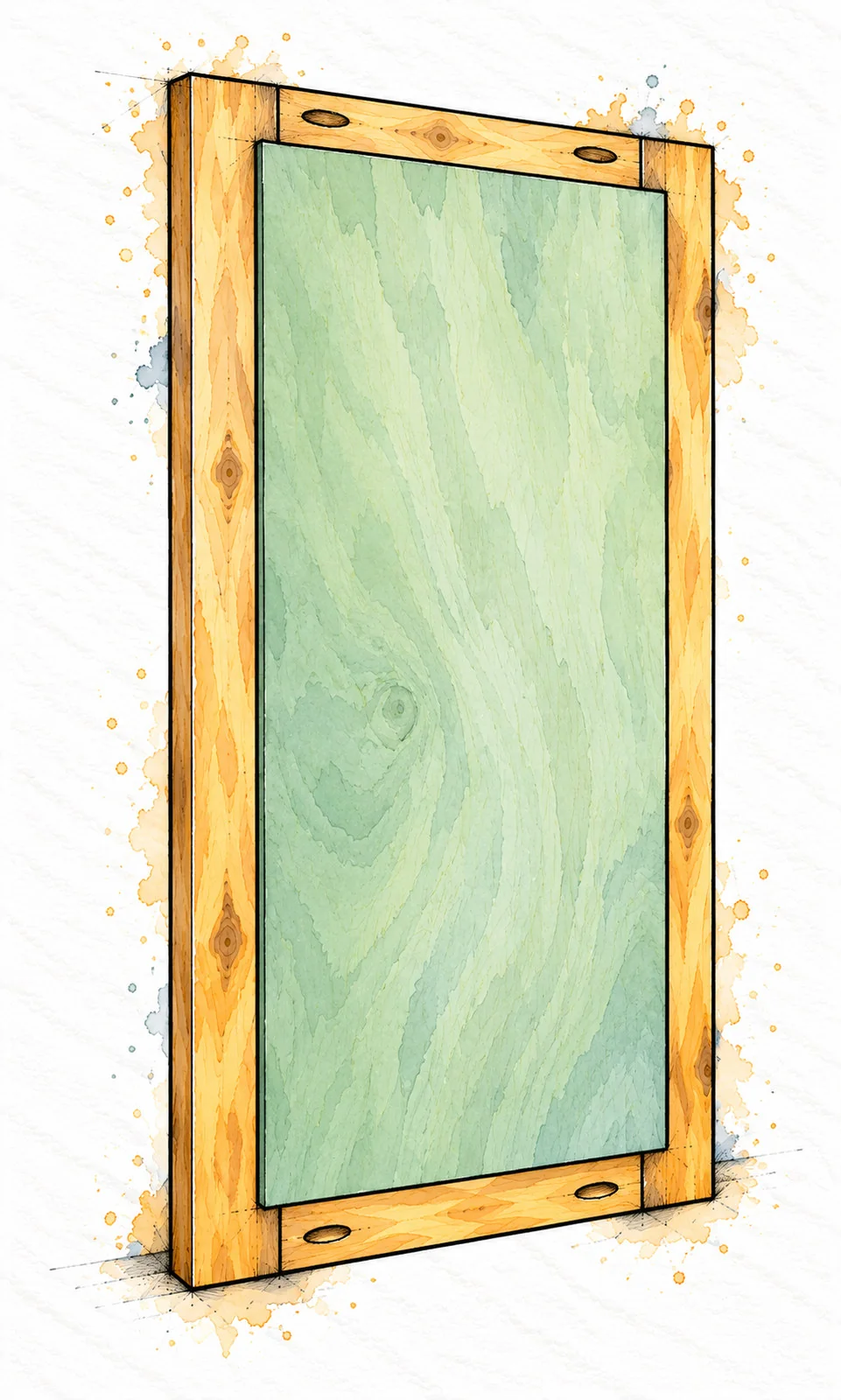 tin door cabinet — 24 illustration